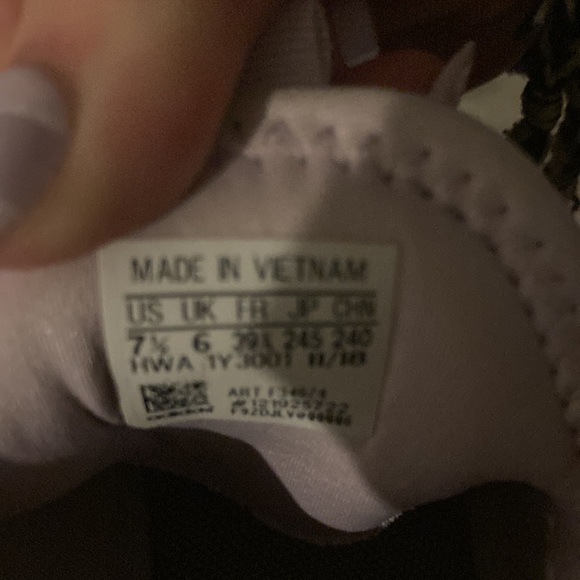 Light, pink, Adidas, sneakers, - Picture 4 of 4